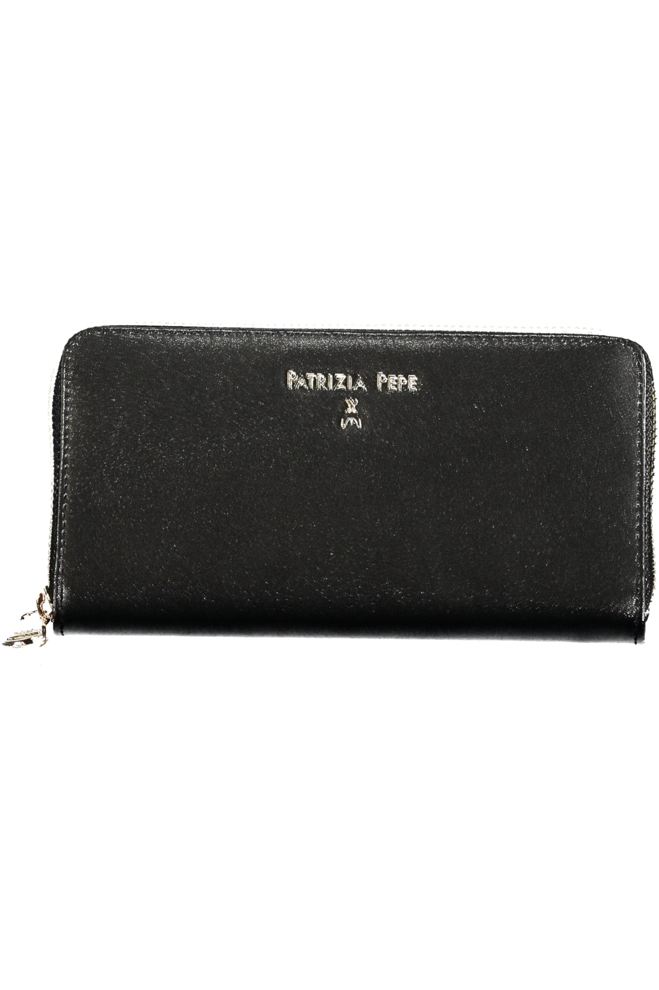 PATRIZIA PEPE Damenbrieftasche Schwarz – Elegante Geldbörse aus 100% Leder Schwarz