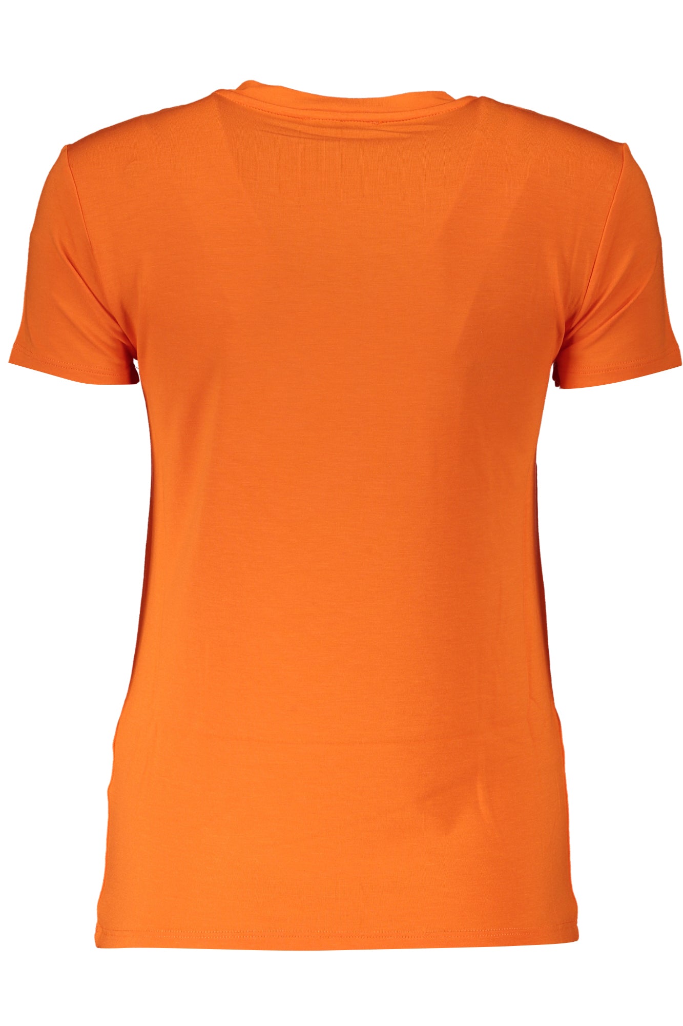 PATRIZIA PEPE Damen T-Shirt Weiß – Kurzarm mit Strass-Applikation | soulluna.de Orange