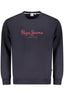 PEPE JEANS MEN'S BLUE SWEATSHIRT WITH ZIPPER