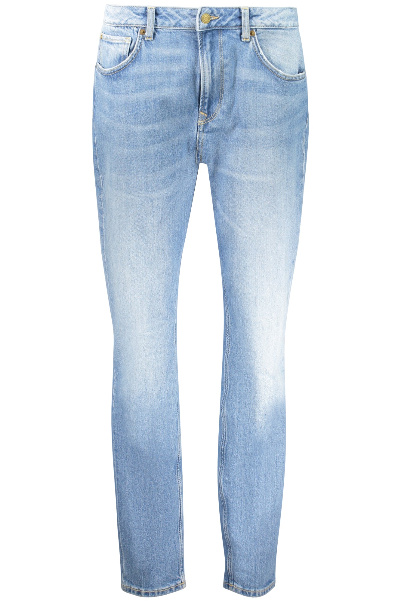 Pepe Jeans Damen-Jeans – Used-Look Denim, schmal zulaufend | soulluna.de Hellblau