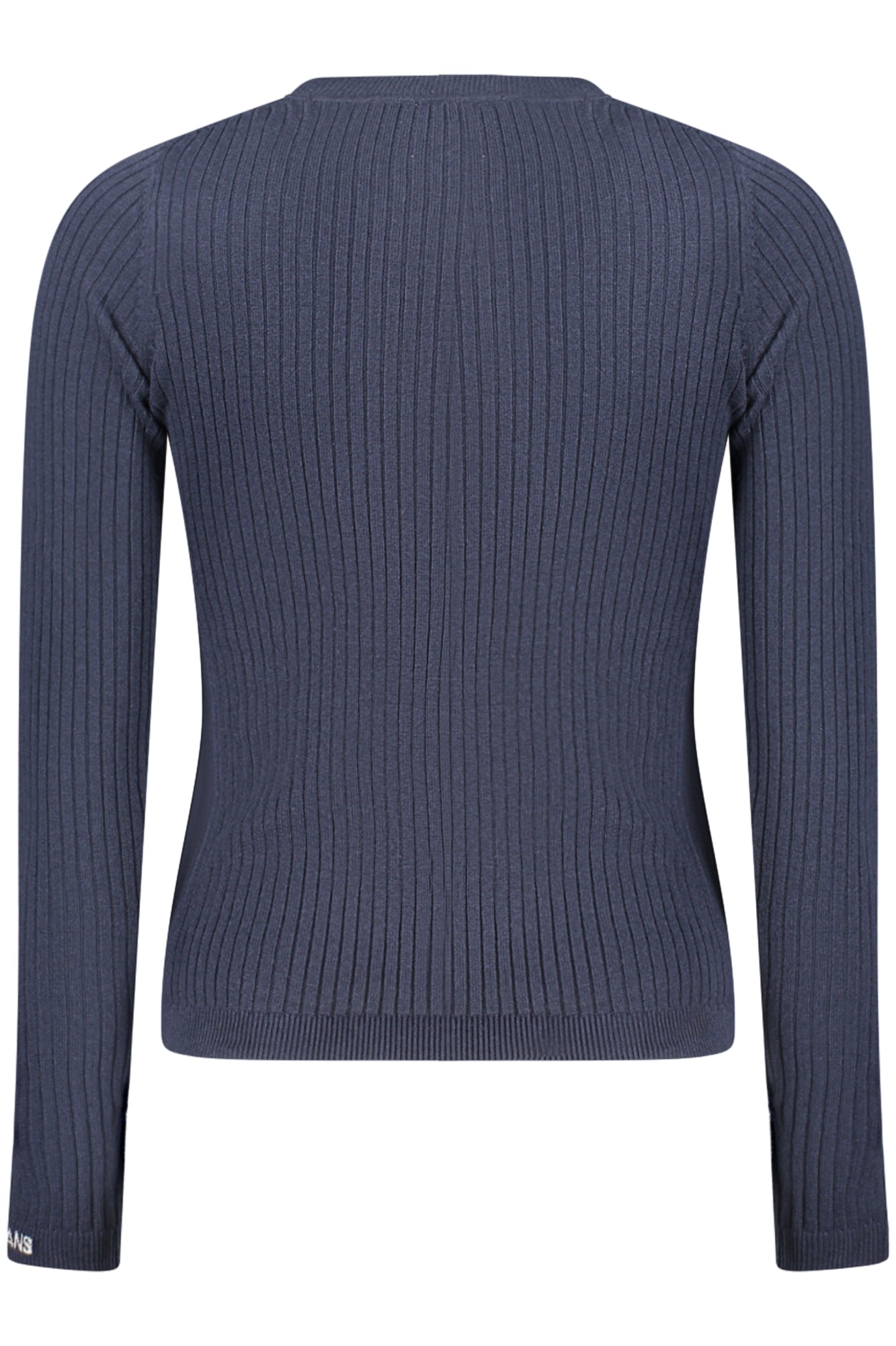 Pepe Jeans Pullover Damen – Blauer Kannnetzpullover mit Stickerei | soulluna.de Blau