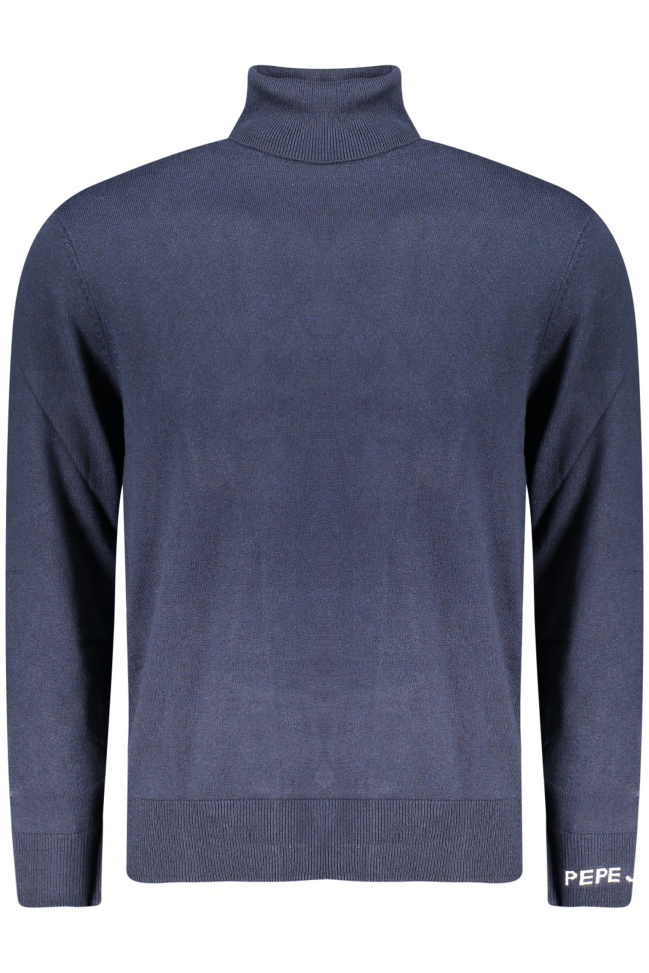 Pepe Jeans Pullover Herren – Schwarzer Rollkragen mit Logo-Stickerei für Herbst/Winter Blau