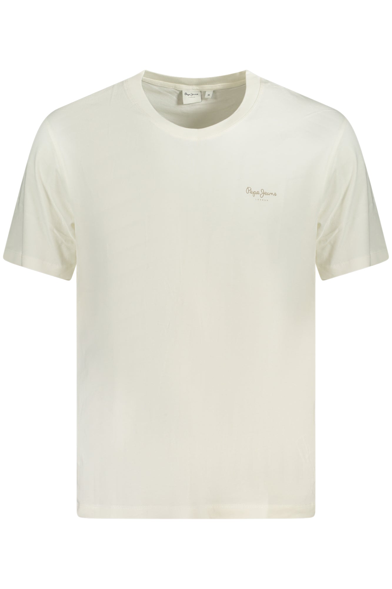 PEPE JEANS Herren T-Shirt – Kurzarm, aus Baumwolle Weiß