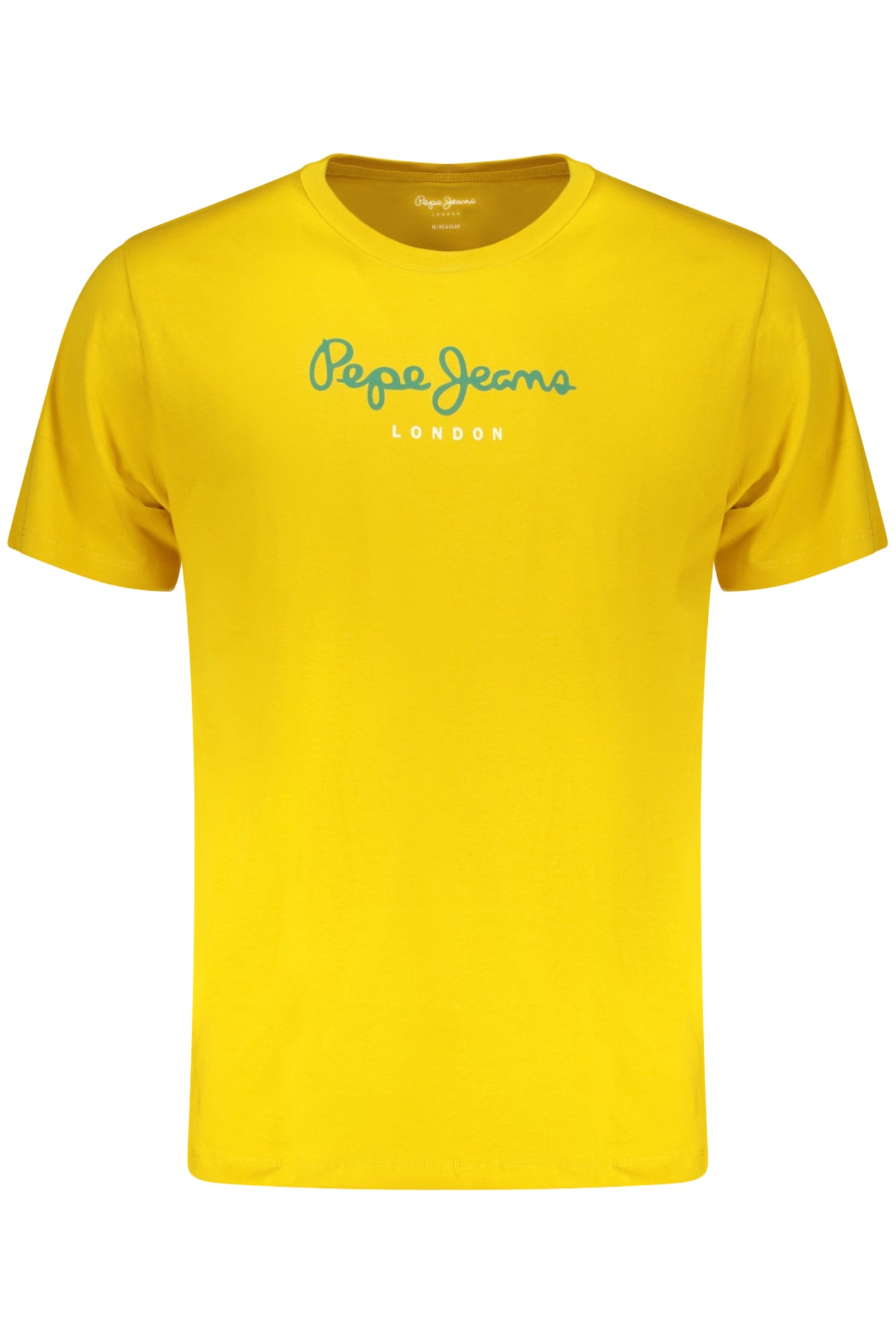 PEPE JEANS Herren T-Shirt – Kurzarm, aus Baumwolle Gelb