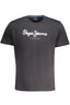 PEPE JEANS HERREN-KURZARM-T-SHIRT SCHWARZ