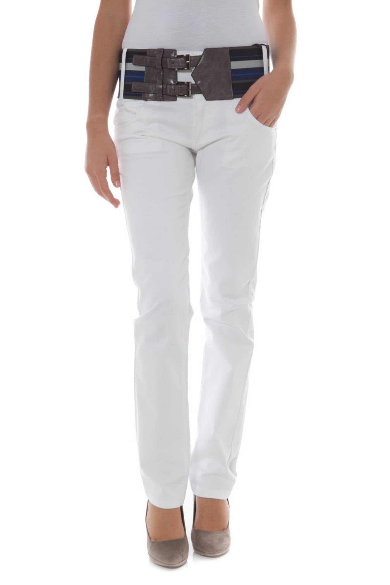 Phard Weisse Frauenhose Weiß