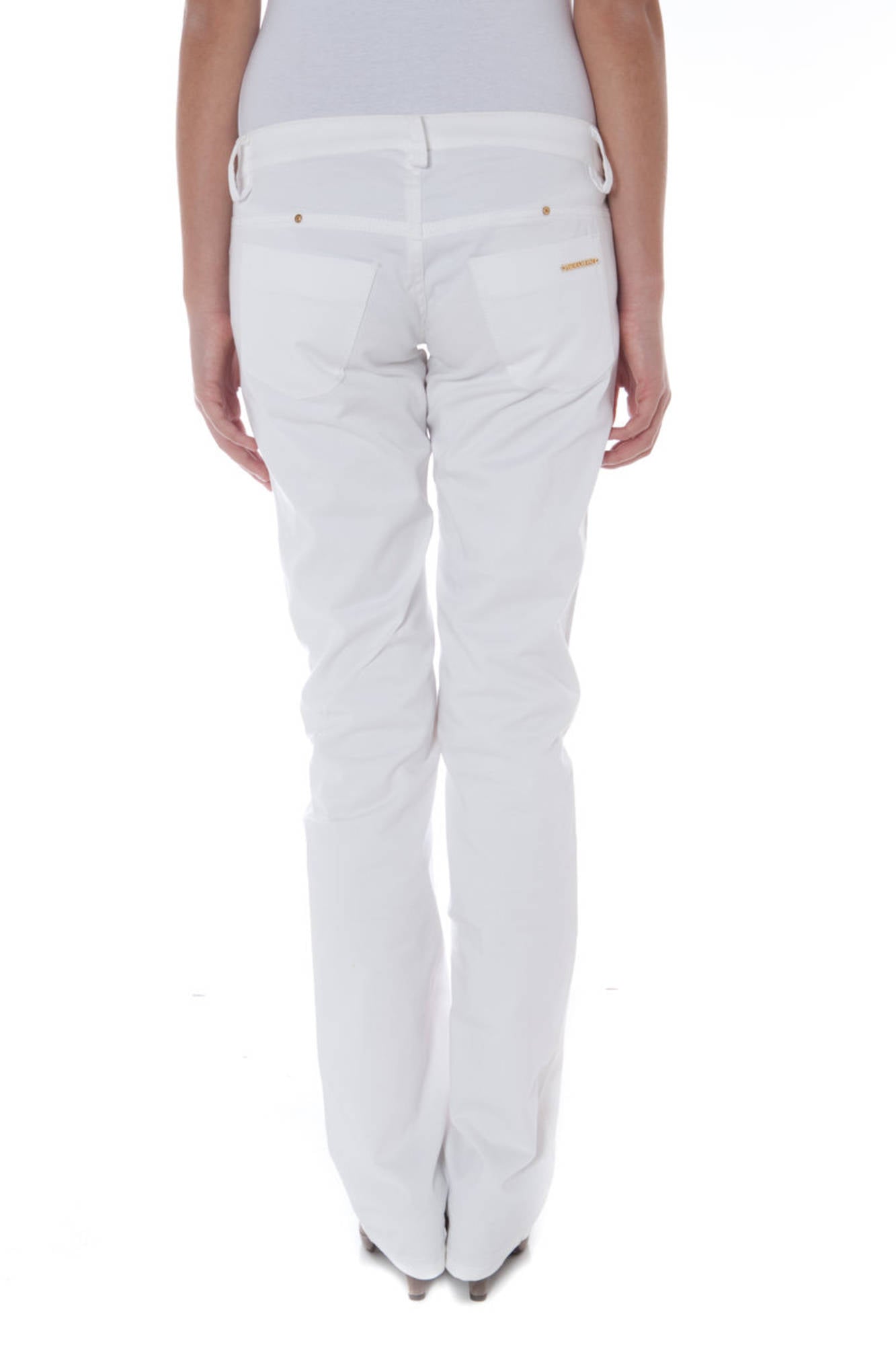 PHARD Gelbe Damenhose – 5-Pocket Design mit schmalem Bein | Frühlingsmode Weiß