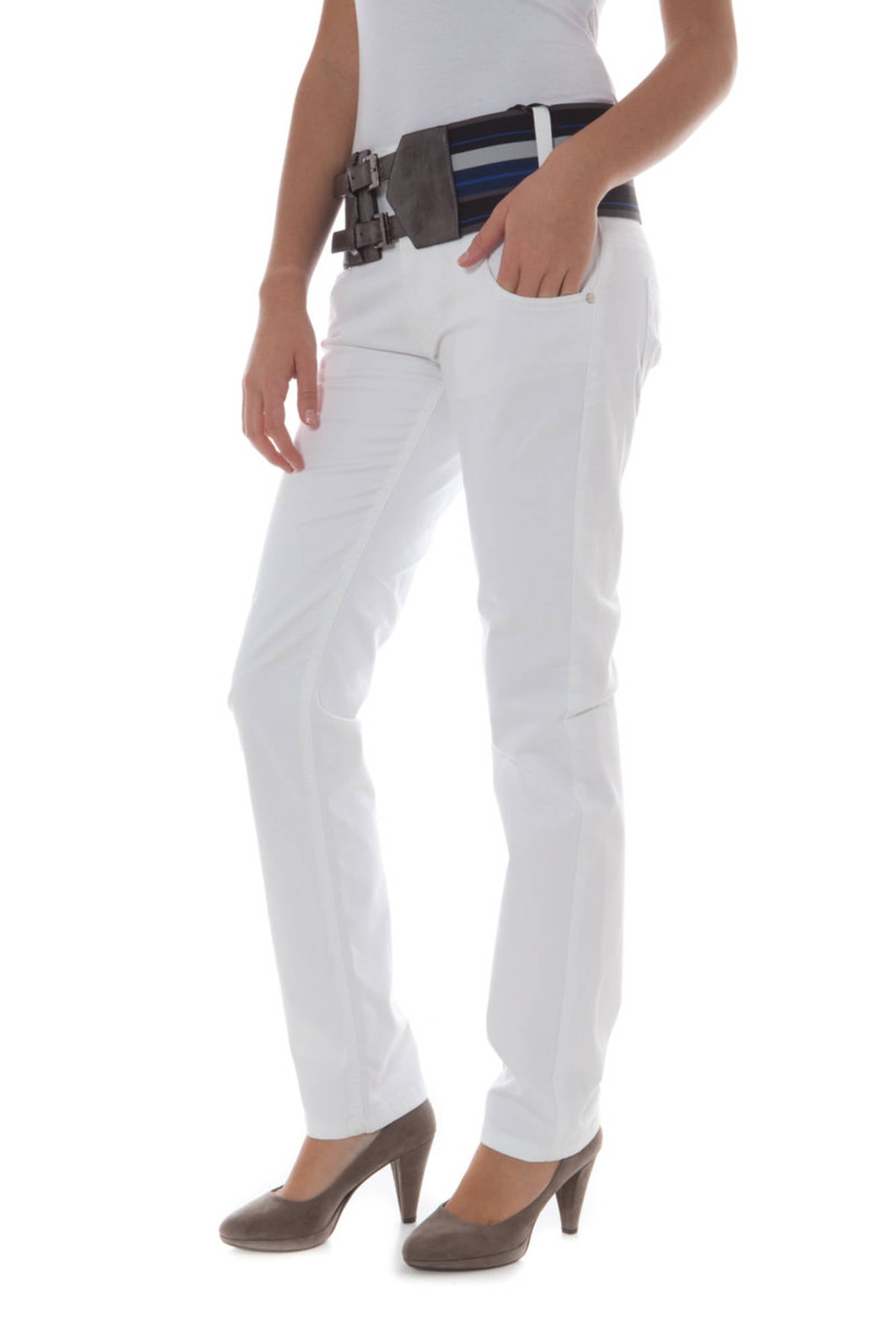 Phard Weisse Frauenhose Weiß