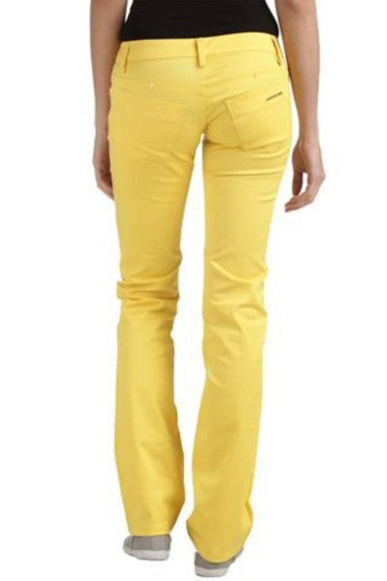 PHARD Gelbe Damenhose – 5-Pocket Design mit schmalem Bein | Frühlingsmode Gelb