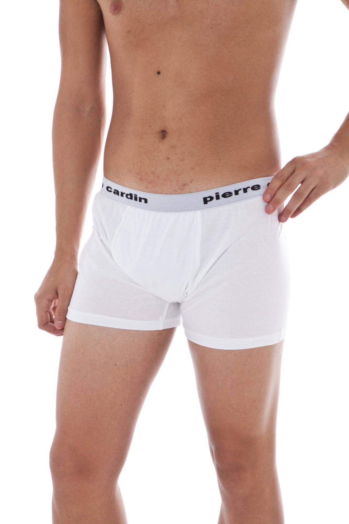 Pierre Cardin Boxershorts Herren – 2er Pack aus 100% Baumwolle | soulluna.de Weiß