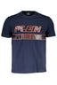 PLEIN SPORT KURZARM-T-SHIRT HERREN BLAU