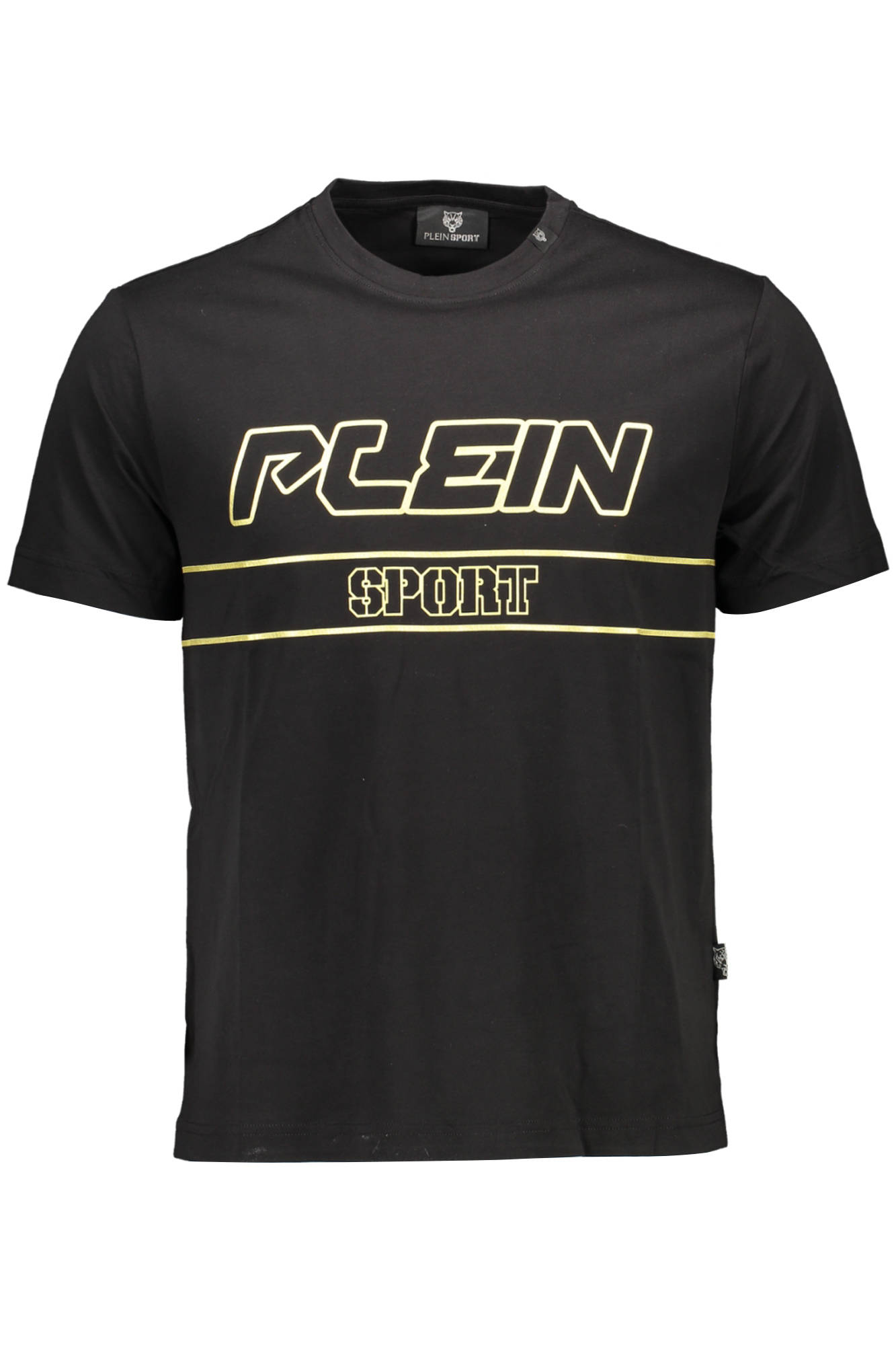 Plein Sport Kurzarm-T-Shirt Herren Schwarz Schwarz