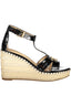 RALPH LAUREN SCHUH SANDALE DAMEN SCHWARZ