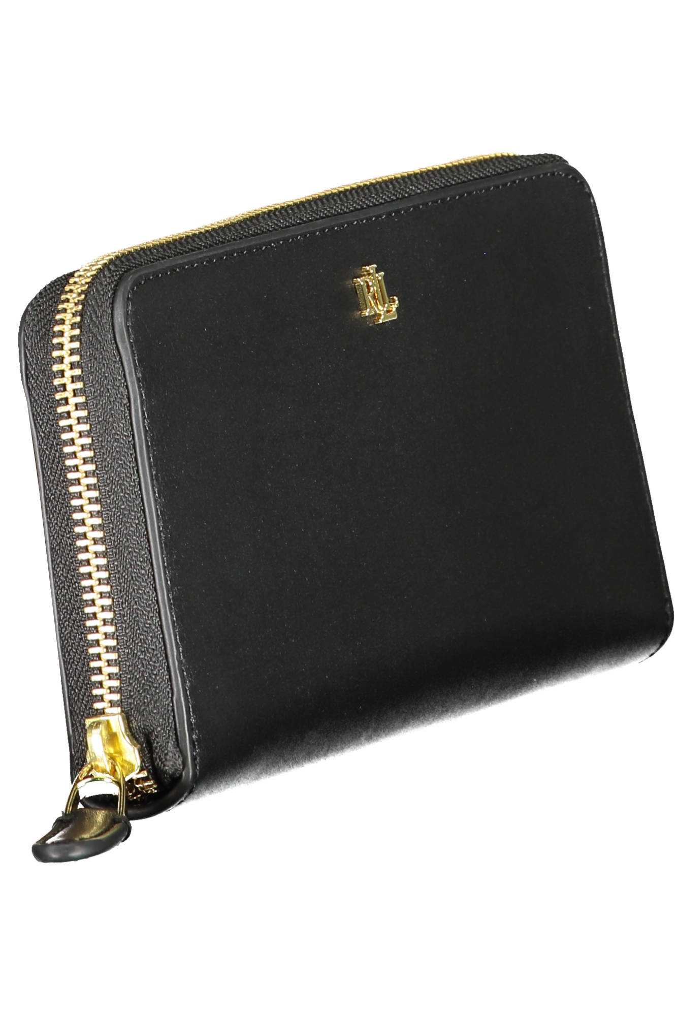 RALPH LAUREN Geldbörse Damen – Elegante Brieftasche aus 100% Leder | soulluna.de Schwarz