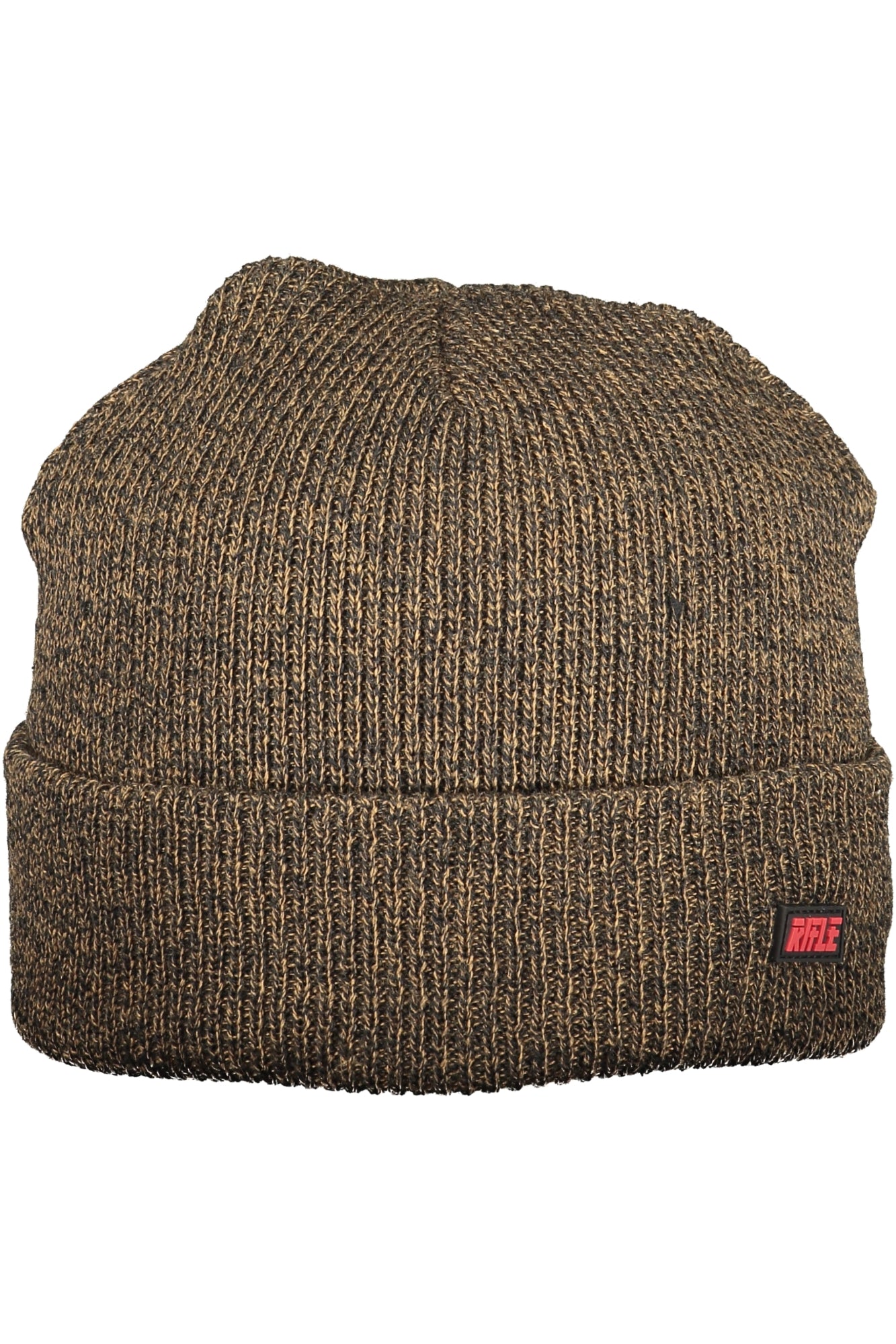 RIFLE Gewehrmütze Herren – Schwarze Mütze mit Logo-Applikation für Herbst/Winter Braun