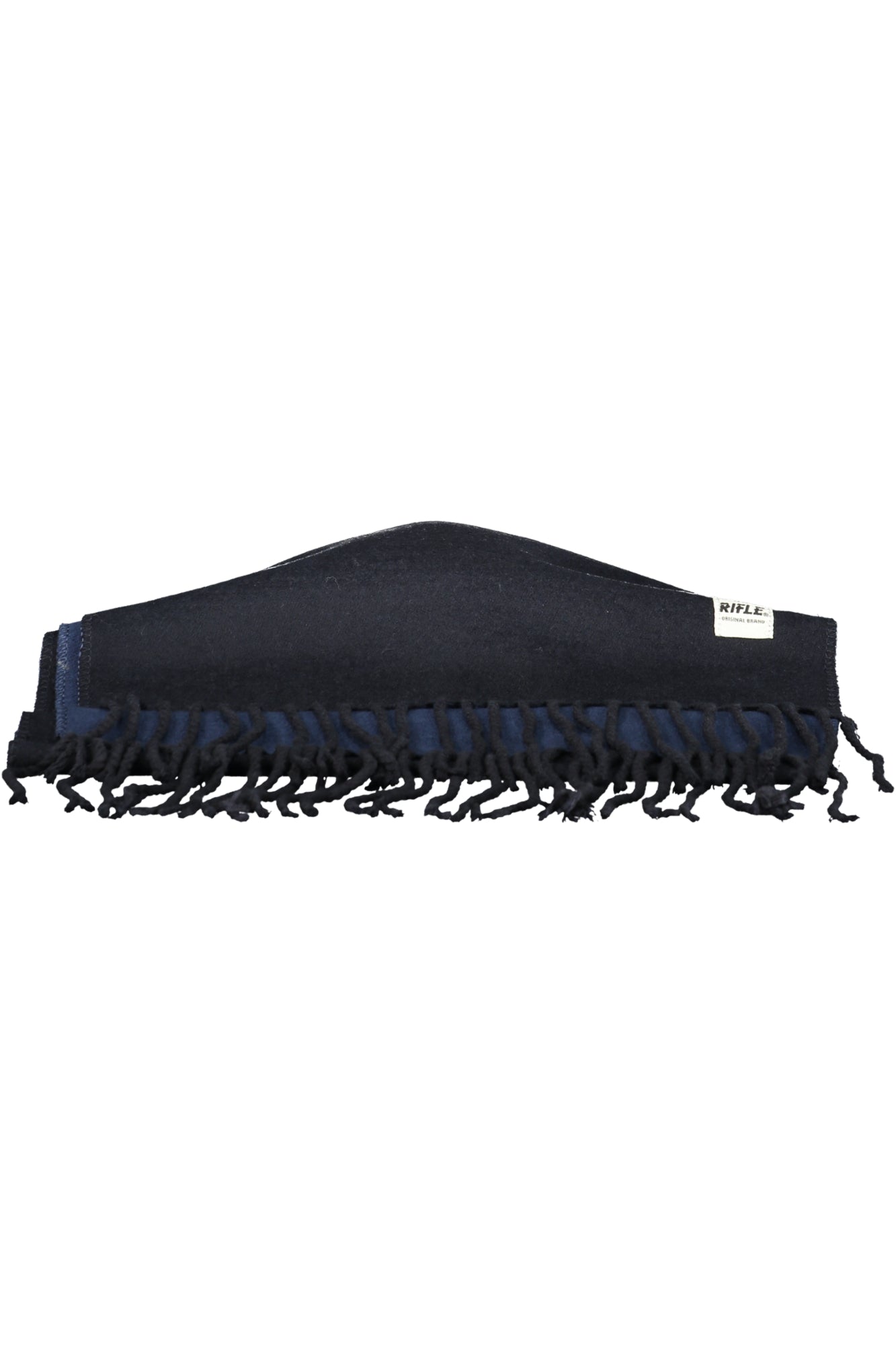 RIFLE Gewehrschal Herren in Braun – Klassischer Schal mit Logo-Applikation für Herbst/Winter Blau
