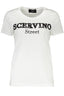 Scervino Street Kurzarm-T-Shirt Damen Weiss – Italienisches Design mit Stickerei | soulluna.de Weiß