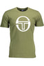 Sergio Tacchini T-Shirt Herren – Kurzarm Shirt in Grün mit Logo | soulluna.de Grün
