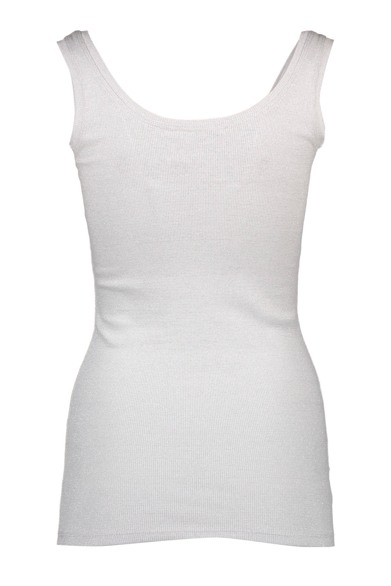 SILVIAN HEACH White Behälter T-Shirt Damen – Breites Schultertank mit Logo Weiß