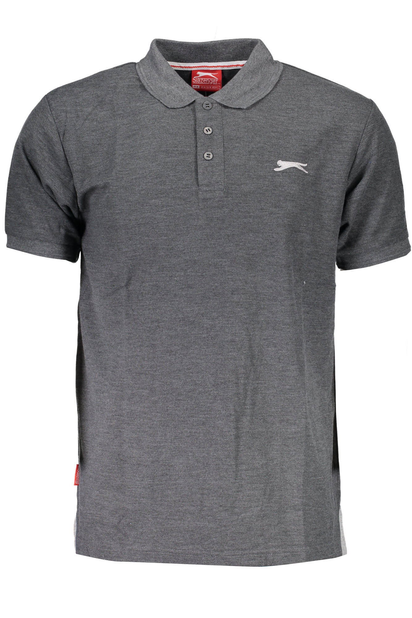 Slazenger Poloshirt Herren Blau – Kurzarm Polohemd für Frühjahr/Sommer Grau