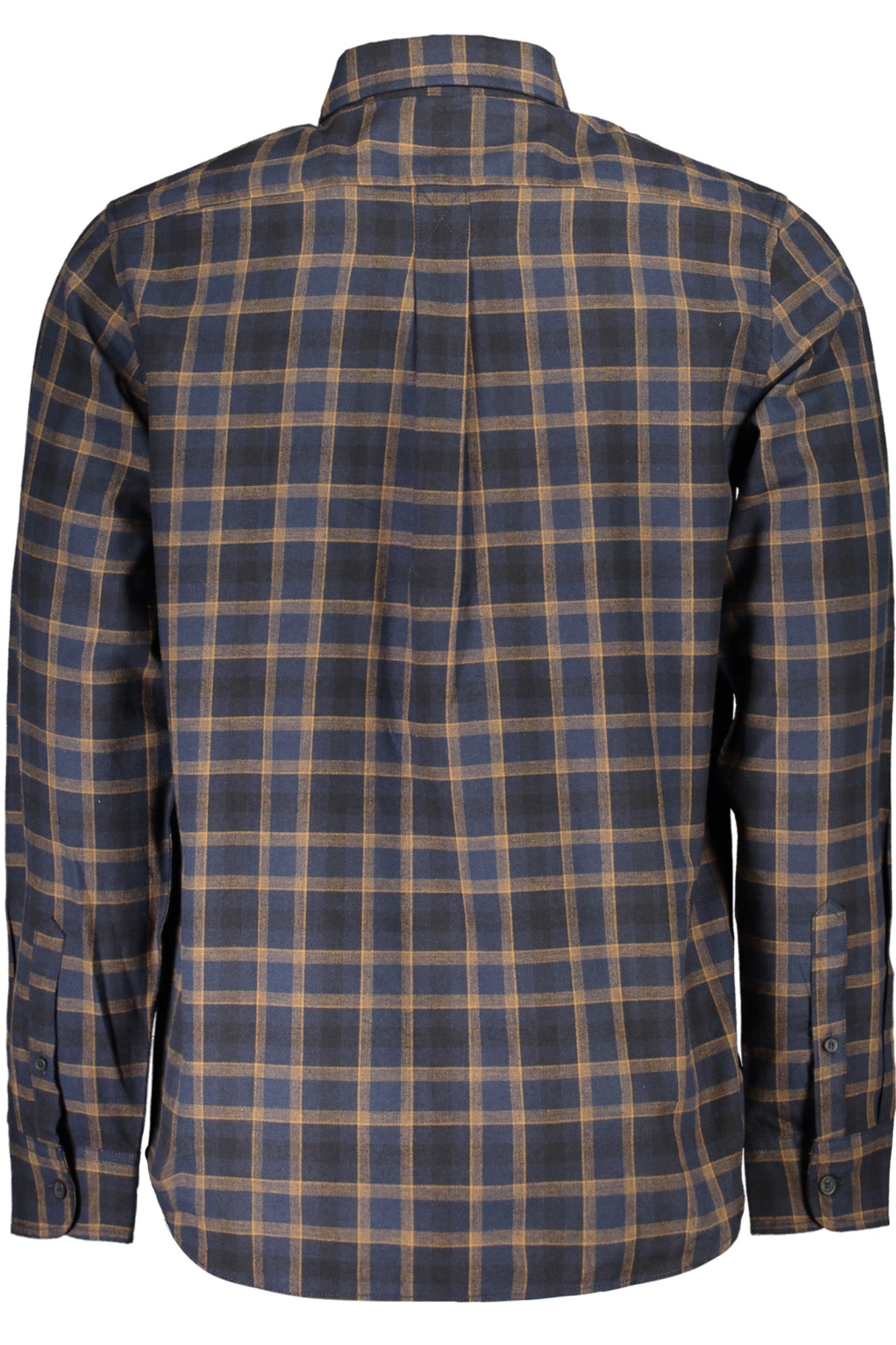 Timberland Herren-Hemd – Grünes Langarmhemd mit Stickerei | Regular Fit Blau