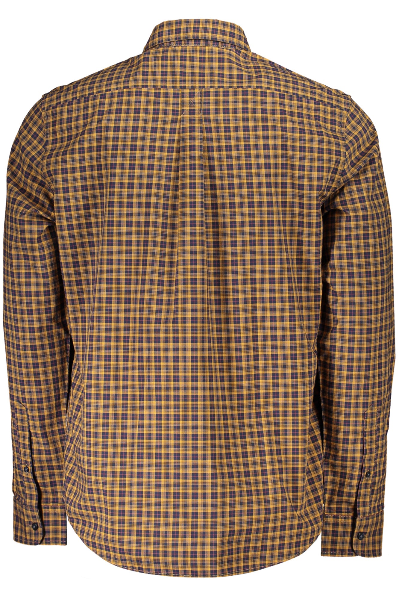 Timberland Herren-Hemd Langarm – Schottisches Karohemd aus Baumwolle für Herbst/Winter Gelb