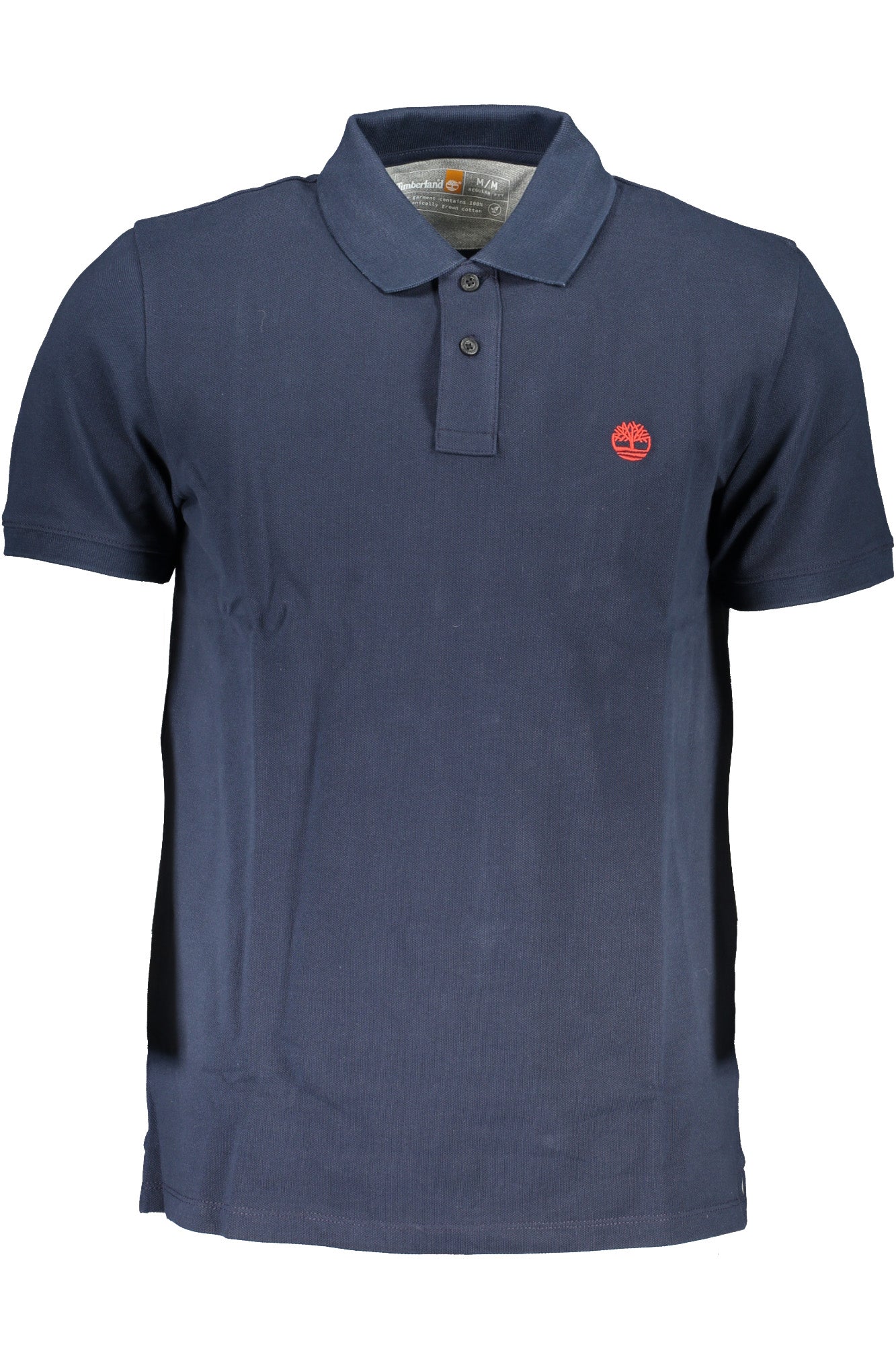 Timberland Poloshirt Herren – Kurzärmliges Polohemd aus Bio-Baumwolle Blau