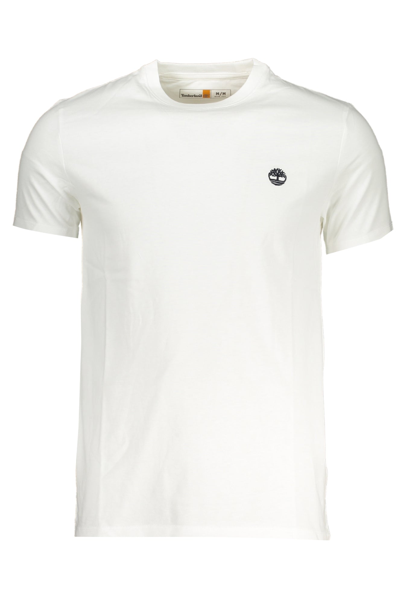 Timberland T-Shirt Herren Weiß – Slim Fit Baumwolle mit Logo-Stickerei Weiß