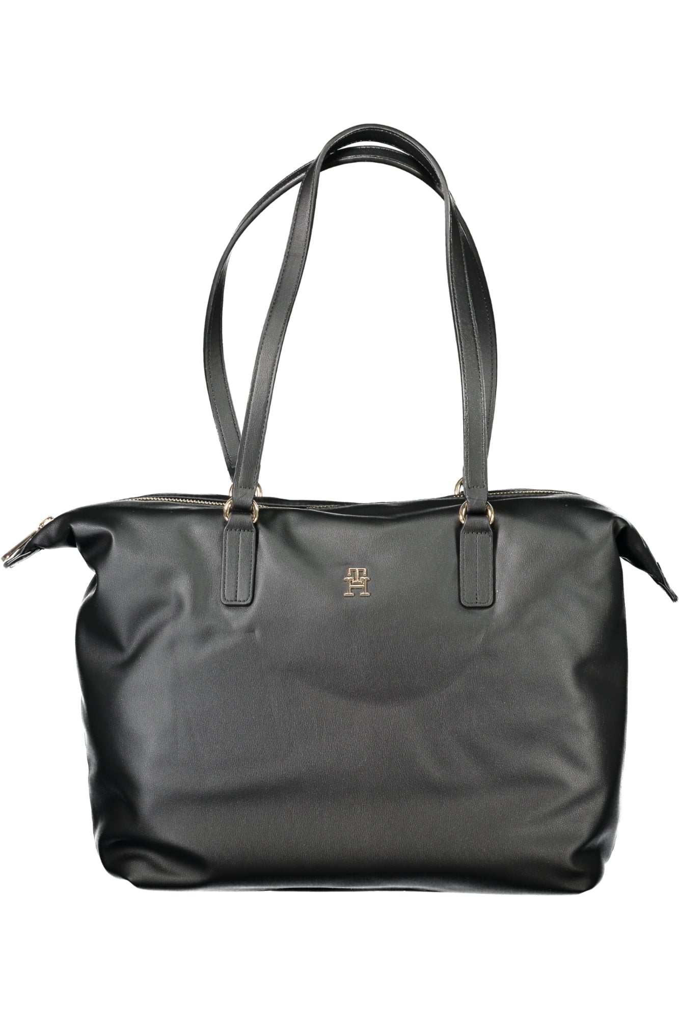 TOMMY HILFIGER Damen Taschen – Schultertasche, mit Taschen Schwarz