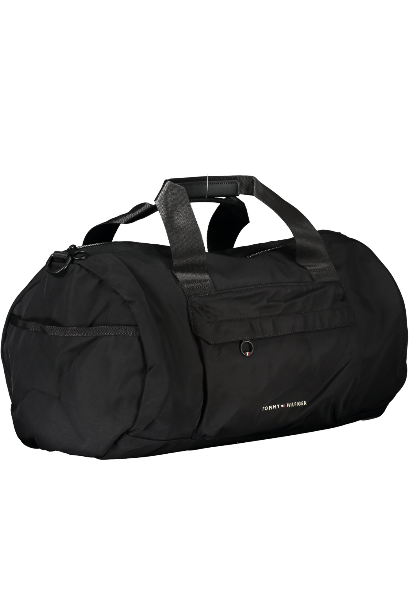 Tommy Hilfiger Herrentasche schwarz – Recycelter Polyester, verstellbarer Gurt Schwarz