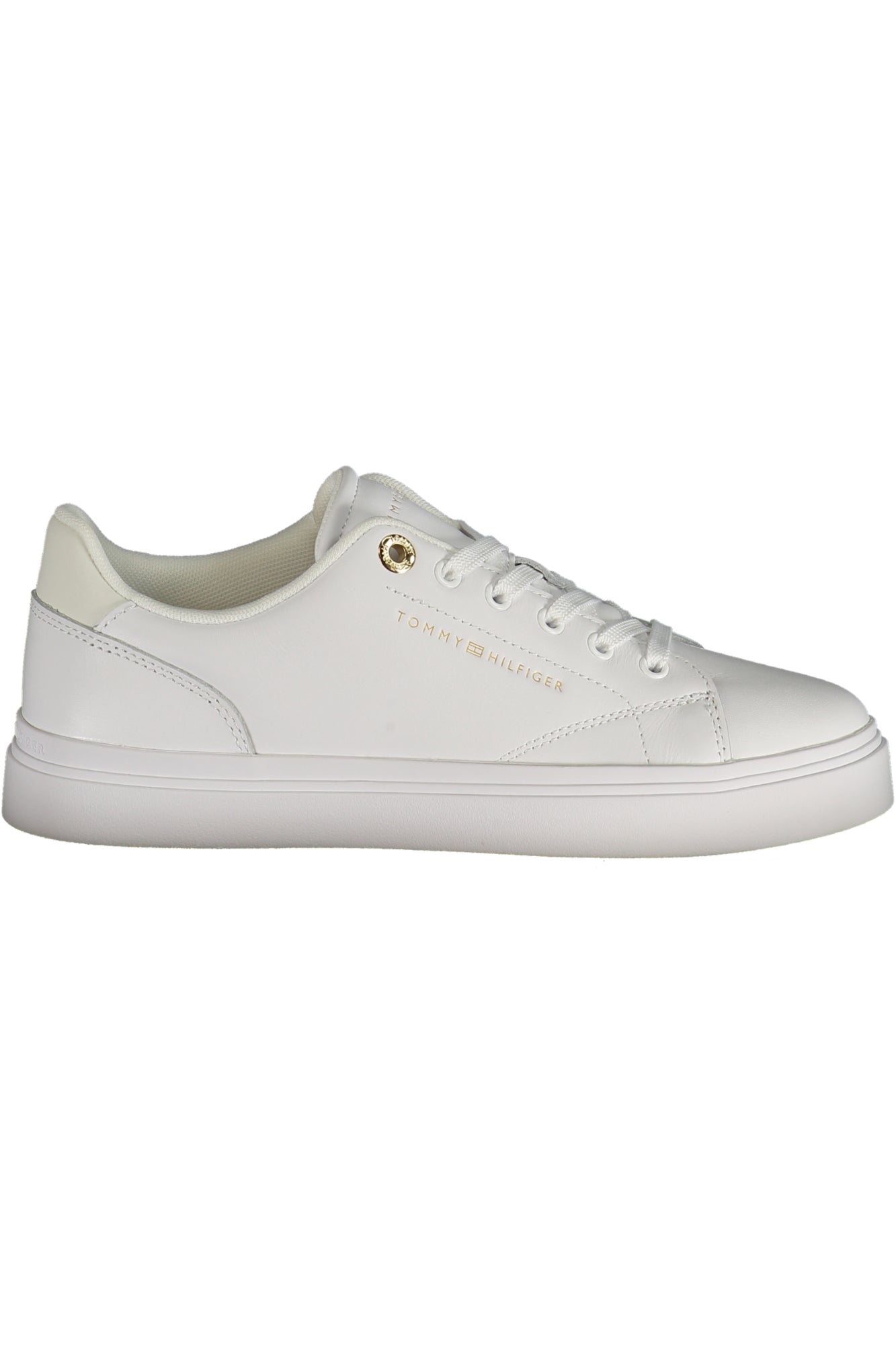 TOMMY HILFIGER Damen Sneaker – Sportschuh mit Schnürsenkeln Weiß