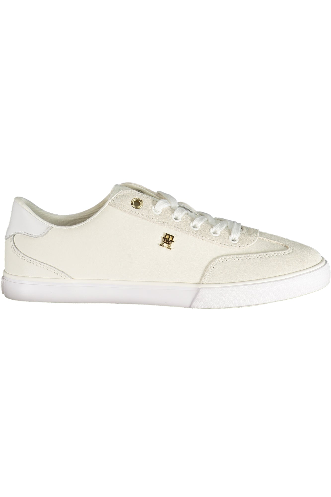 TOMMY HILFIGER Damen Sneaker – Sportschuh mit Schnürsenkeln Weiß