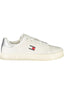 Tommy Hilfiger Sneaker Damen – Weisse Sportschuhe mit silbernen Details für Herbst/Winter Weiß