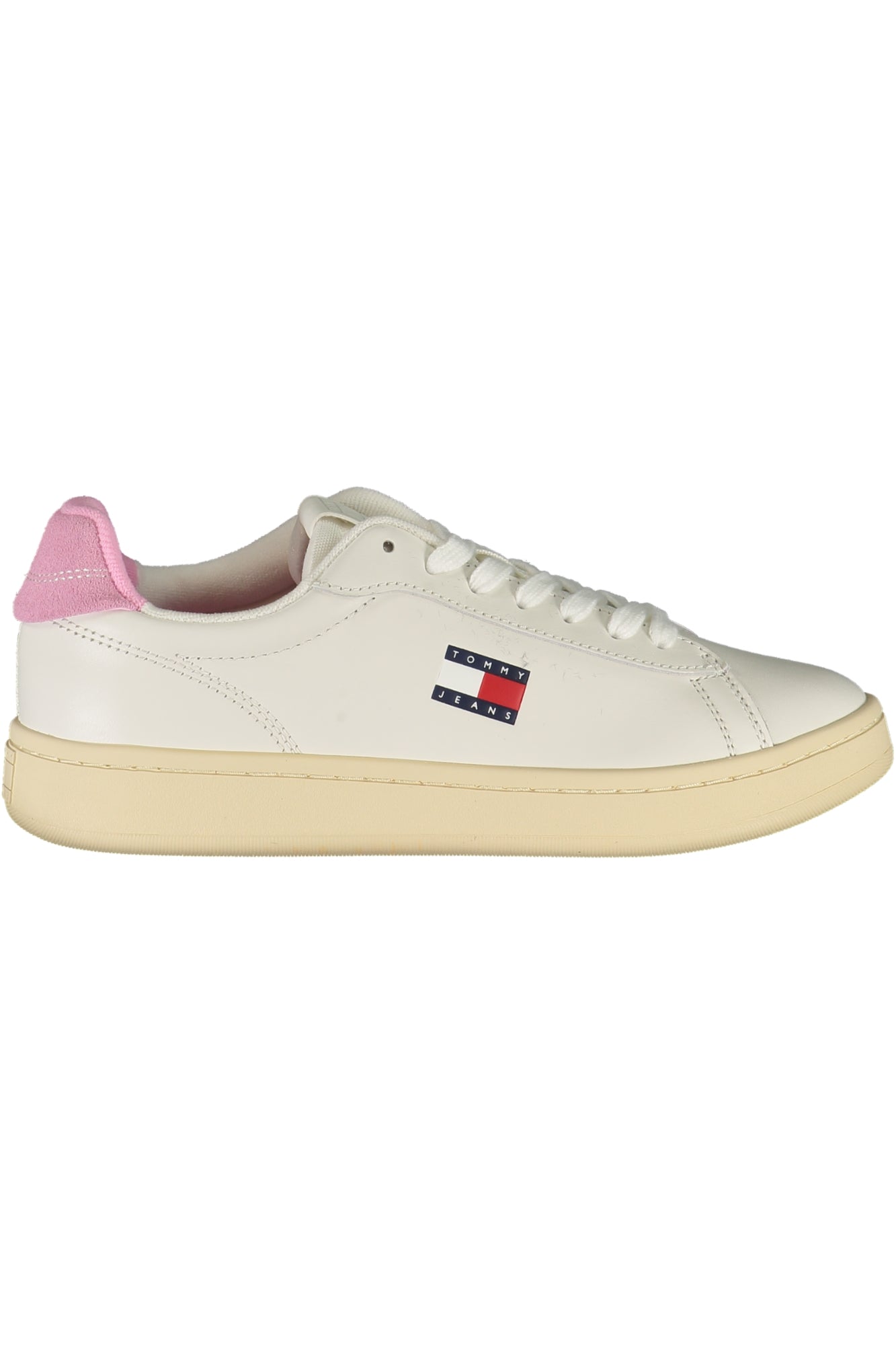 TOMMY HILFIGER Damen Sneaker – Sportschuh mit Schnürsenkel Weiß