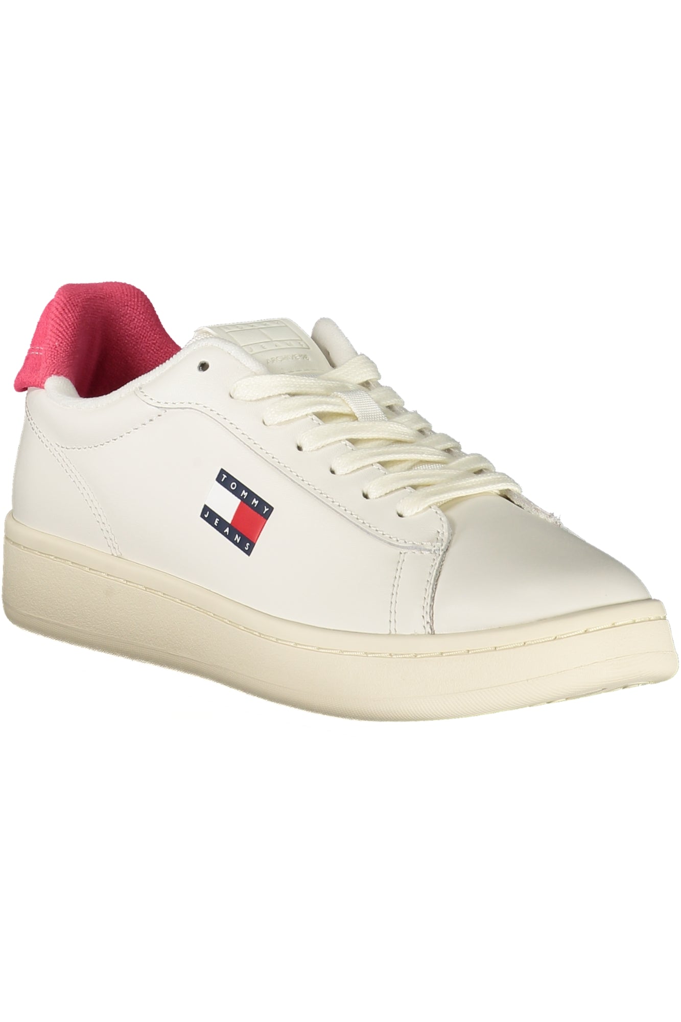 TOMMY HILFIGER Damen Sneaker – Sportschuh mit Schnürsenkel Weiß