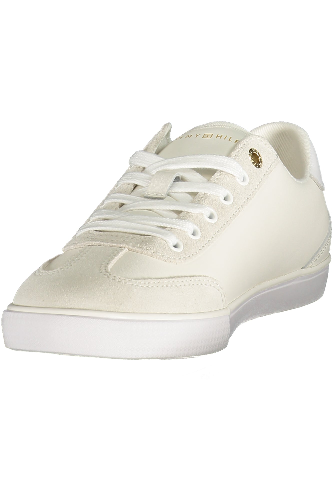 TOMMY HILFIGER Damen Sneaker – Sportschuh mit Schnürsenkeln Weiß