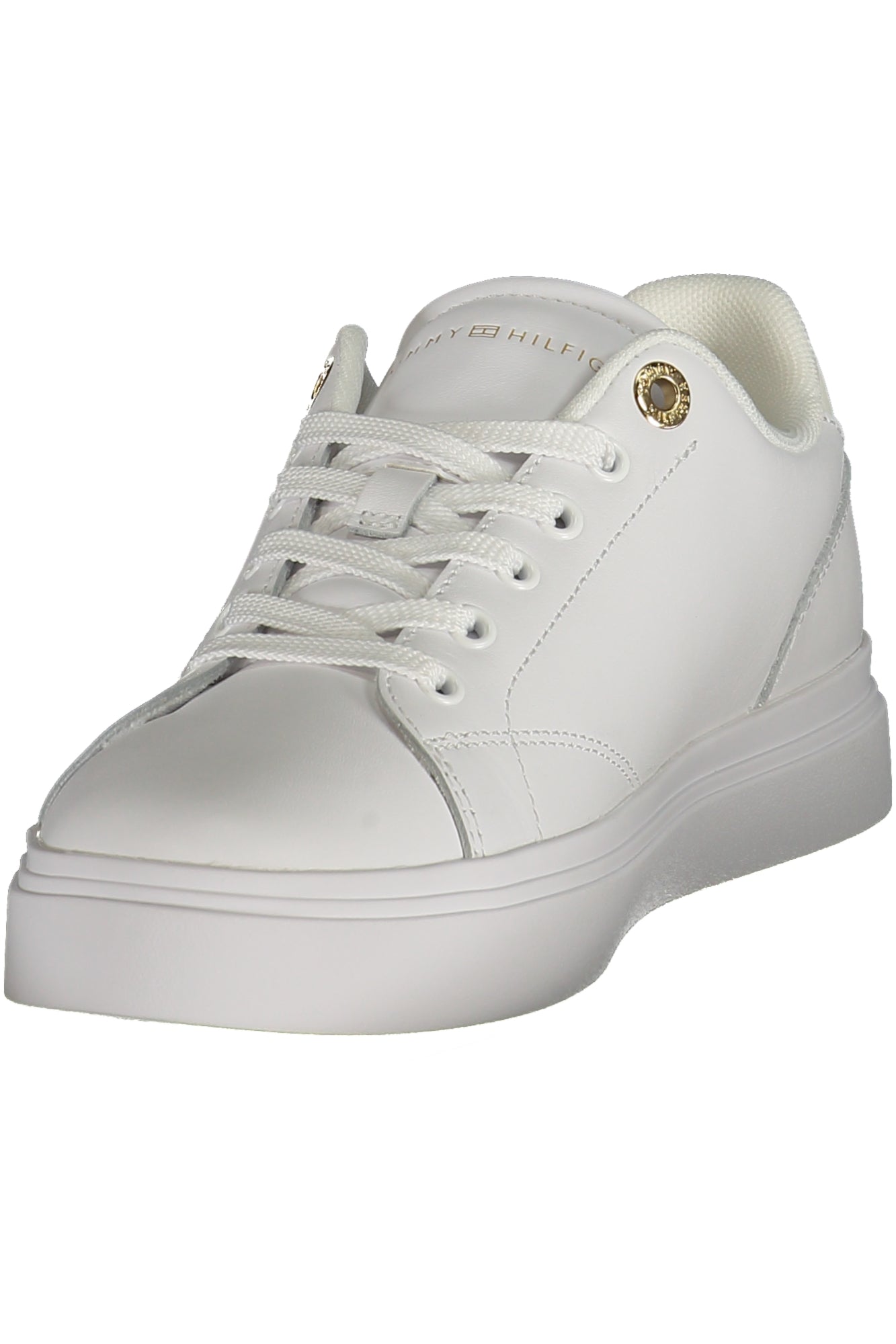 TOMMY HILFIGER Damen Sneaker – Sportschuh mit Schnürsenkeln Weiß