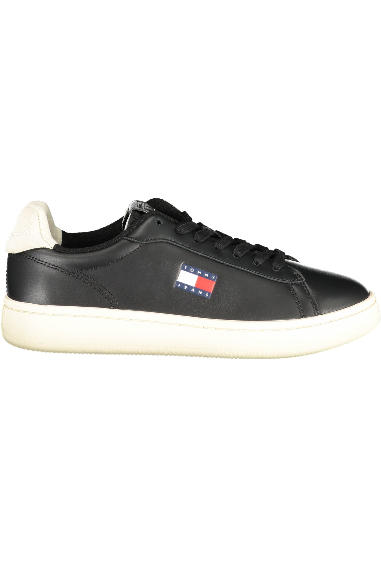 TOMMY HILFIGER Damen Sneaker – Sportschuh mit Schnürsenkel Schwarz