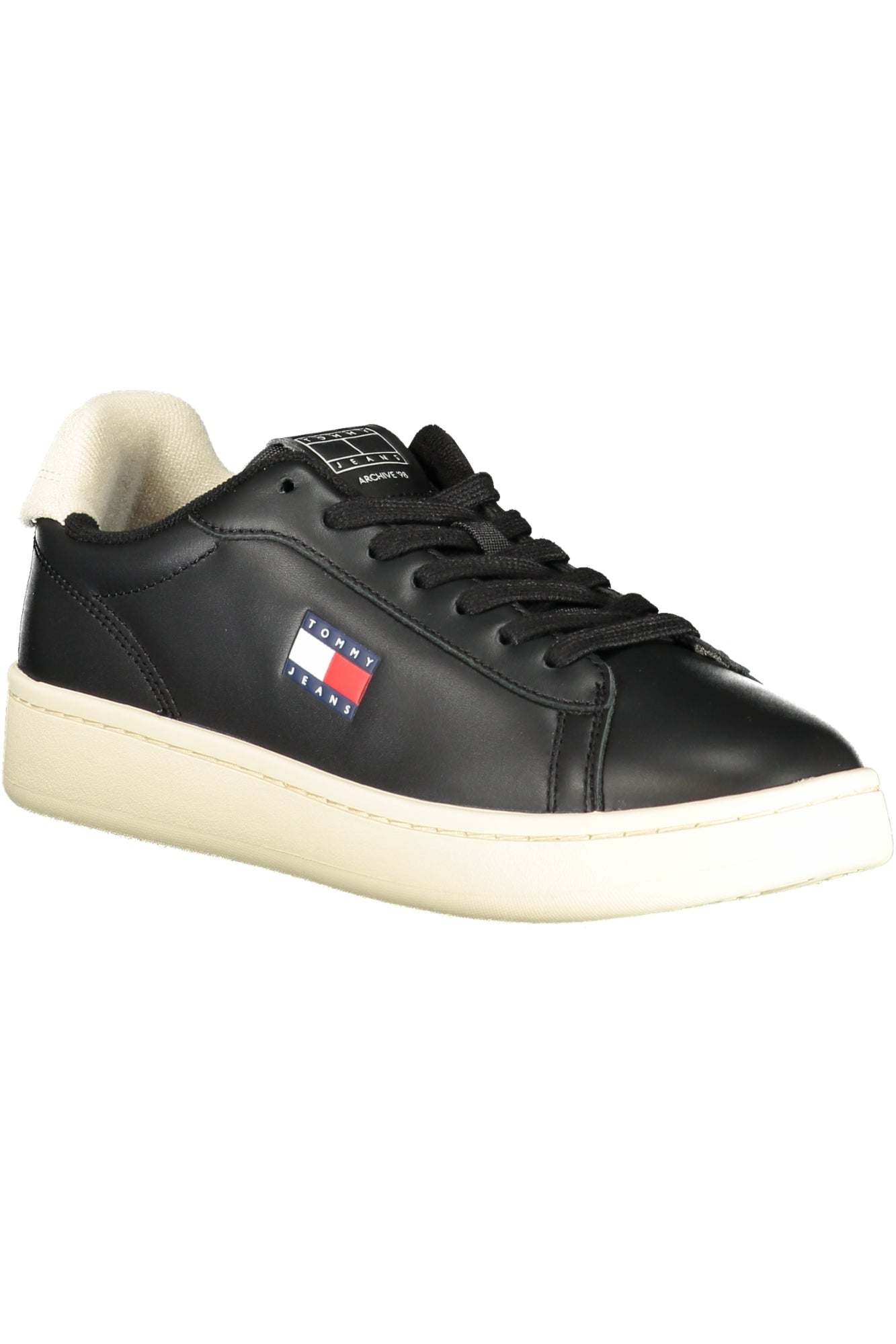 TOMMY HILFIGER Damen Sneaker – Sportschuh mit Schnürsenkel Schwarz