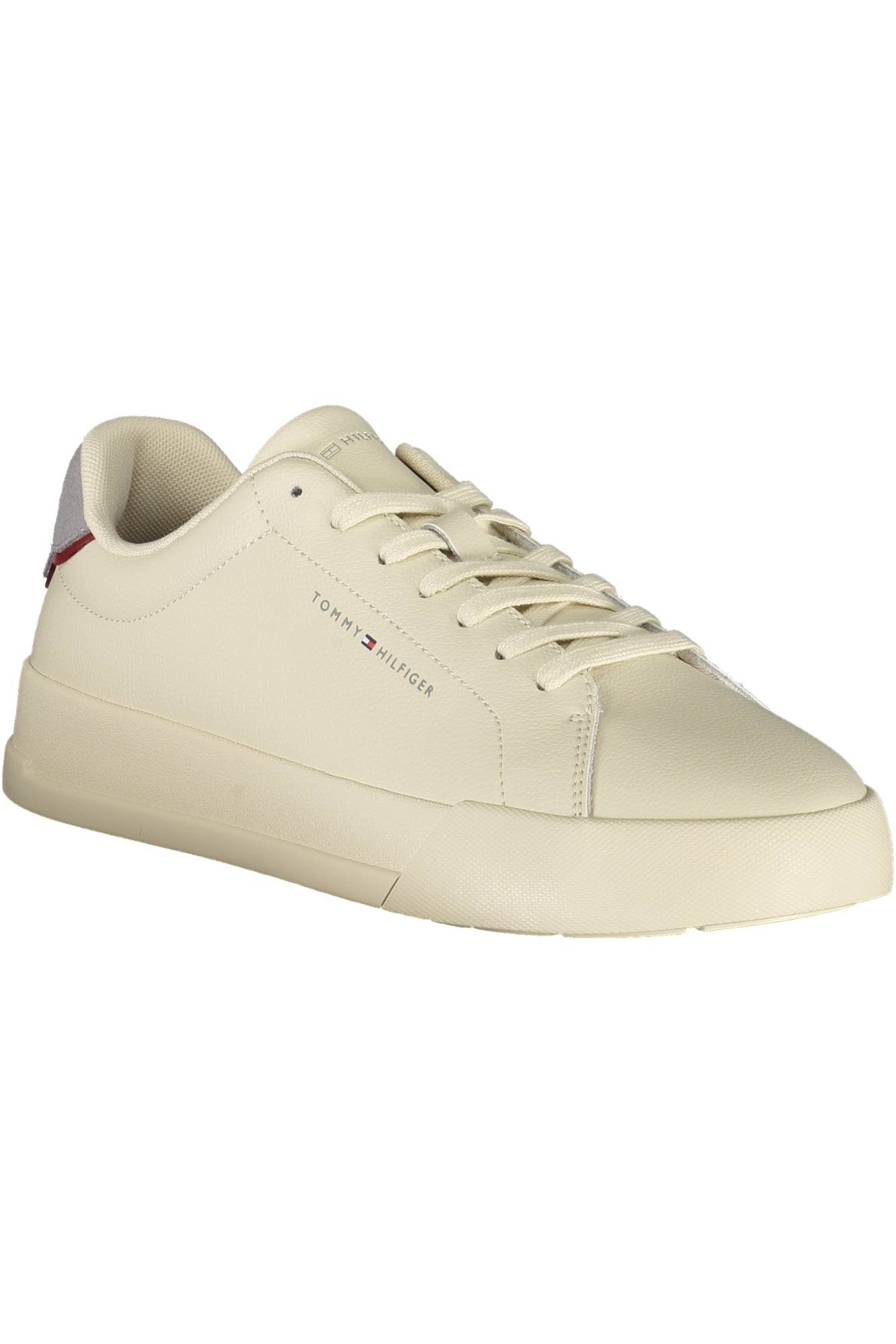 TOMMY HILFIGER Herren Sneaker – Sportschuh mit Schnürsenkel Beige