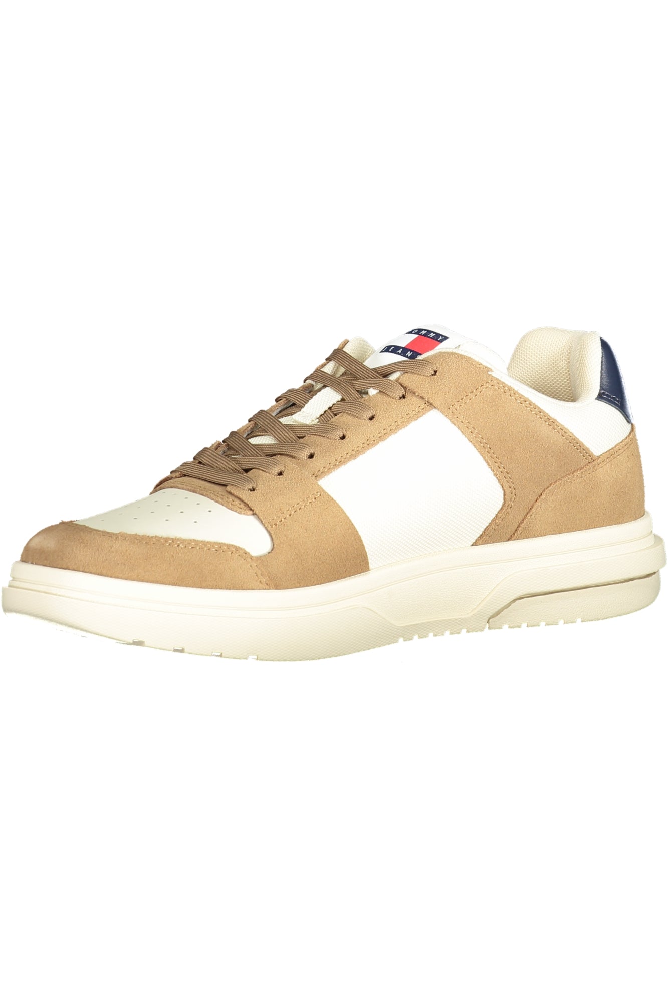 Tommy Hilfiger Sneaker Herren – Blaue Sportschuhe für Herbst/Winter mit Logo-Details Beige
