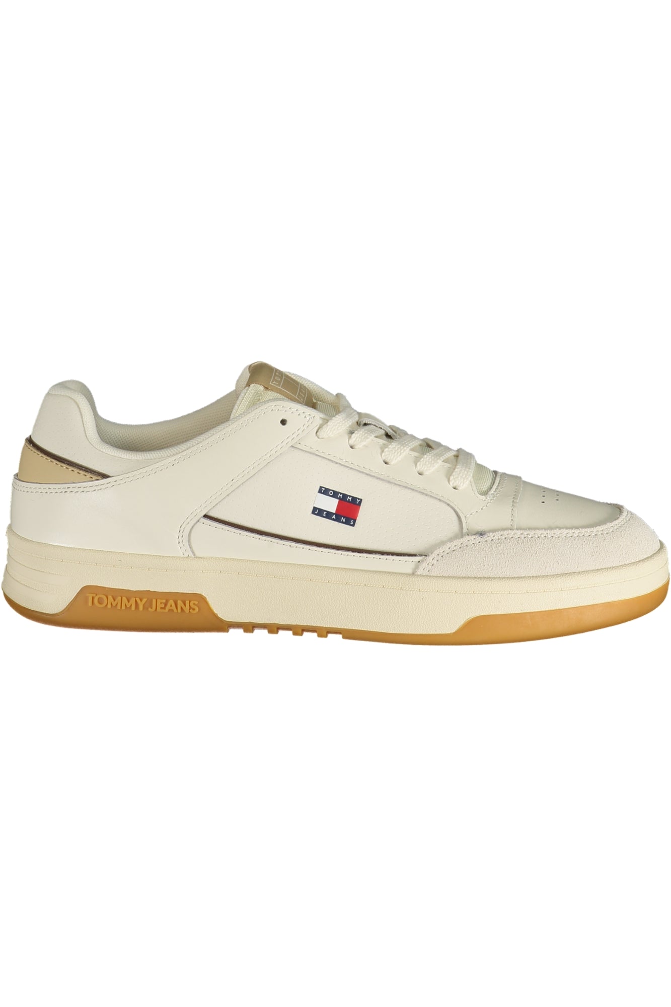TOMMY HILFIGER Herren Sneaker – Sportschuh mit Schnürsenkeln Weiß