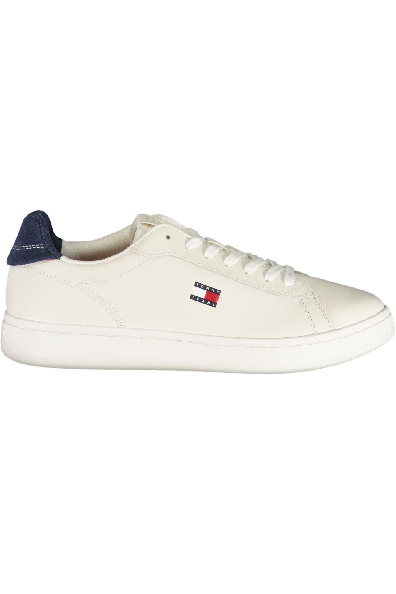 TOMMY HILFIGER Herren Sneaker – Sportschuh mit Schnürsenkeln Weiß