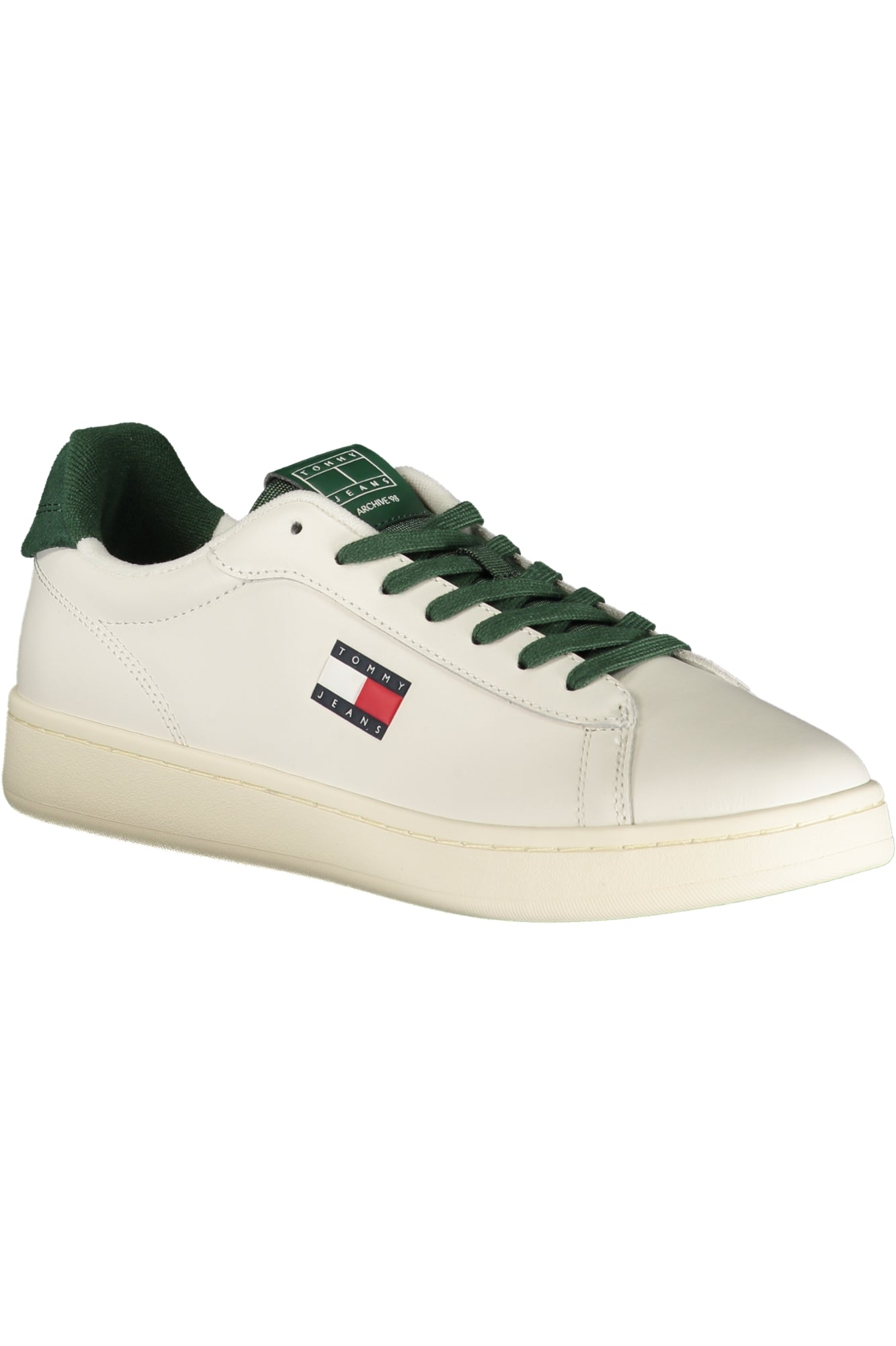 TOMMY HILFIGER Herren Sneaker – Sportschuh mit Schnürsenkel Weiß