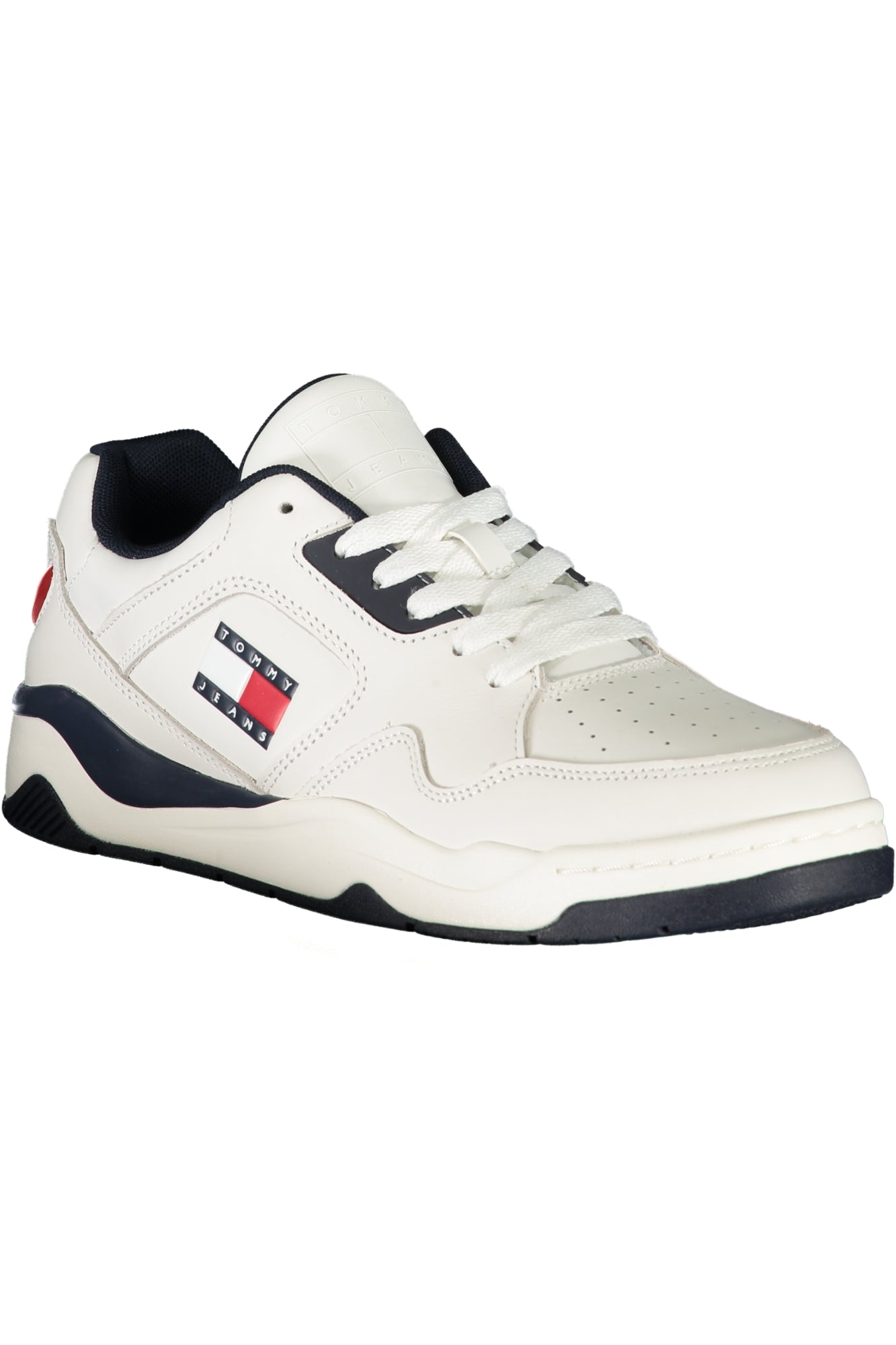 TOMMY HILFIGER Herren Sneaker – Sportschuhe mit, sportlich Weiß