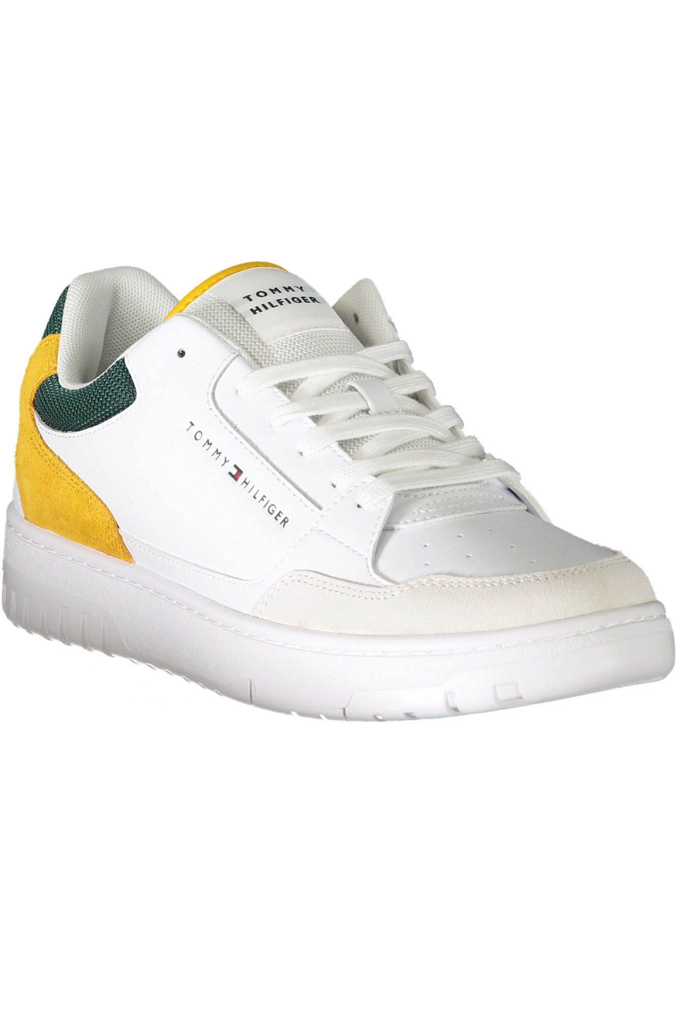 TOMMY HILFIGER Herren Sneaker – Sportschuhe mit, sportlich Weiß