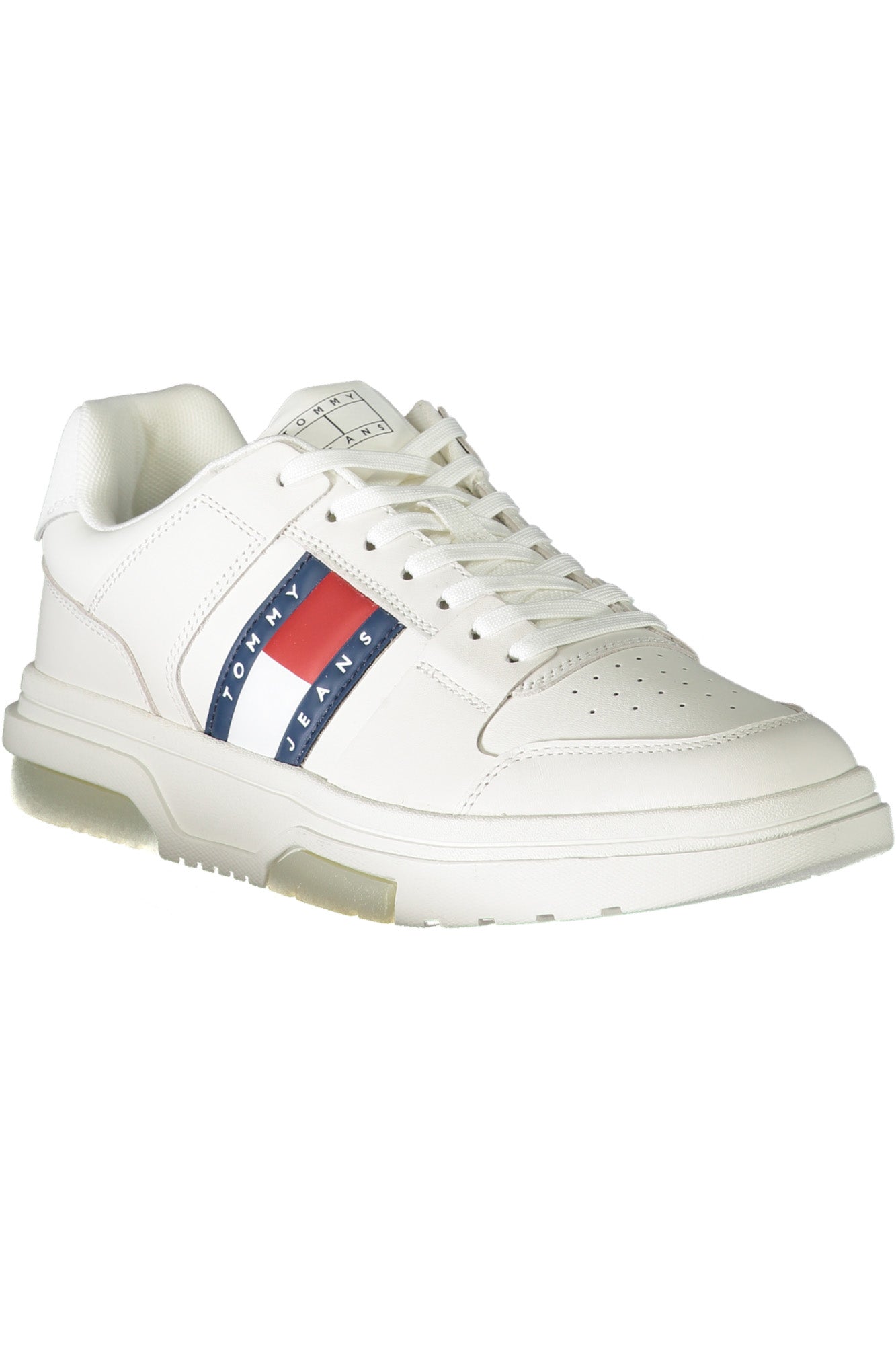 TOMMY HILFIGER Herren Sneaker – Sportschuhe mit, sportlich Weiß