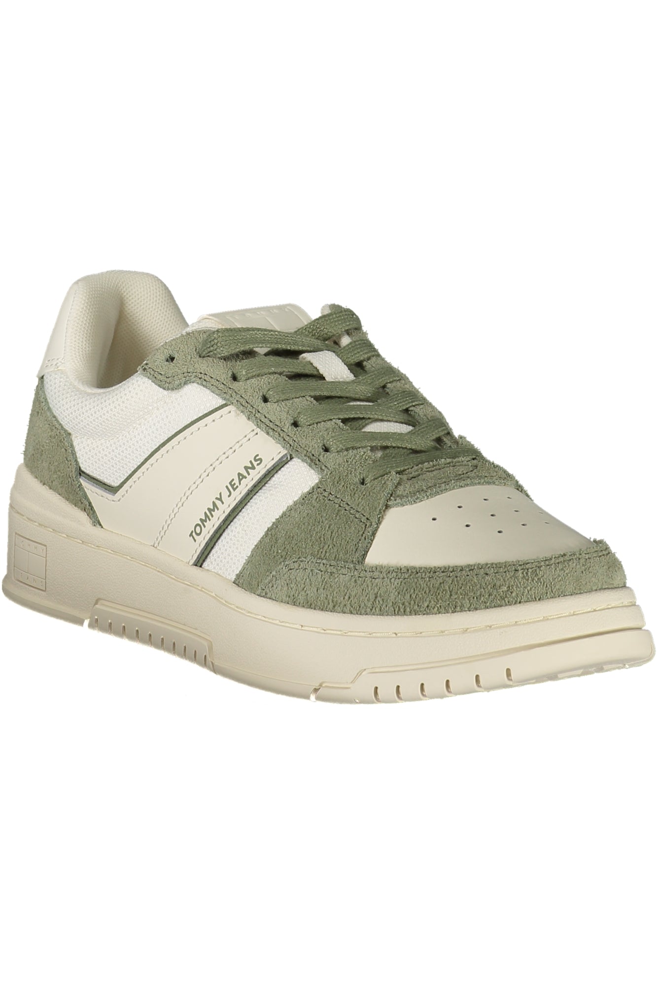Tommy Hilfiger Sneaker Herren – Weiße Sportschuhe mit Kontrastdetails für Herbst/Winter Weiß