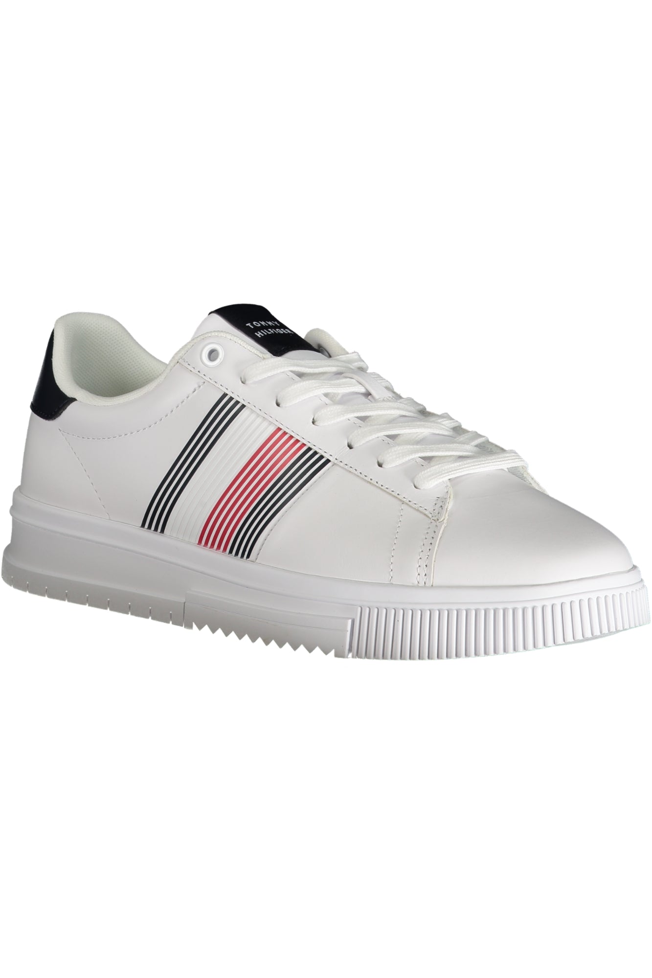TOMMY HILFIGER Herren Sneaker – Sportschuhe mit, sportlich Weiß