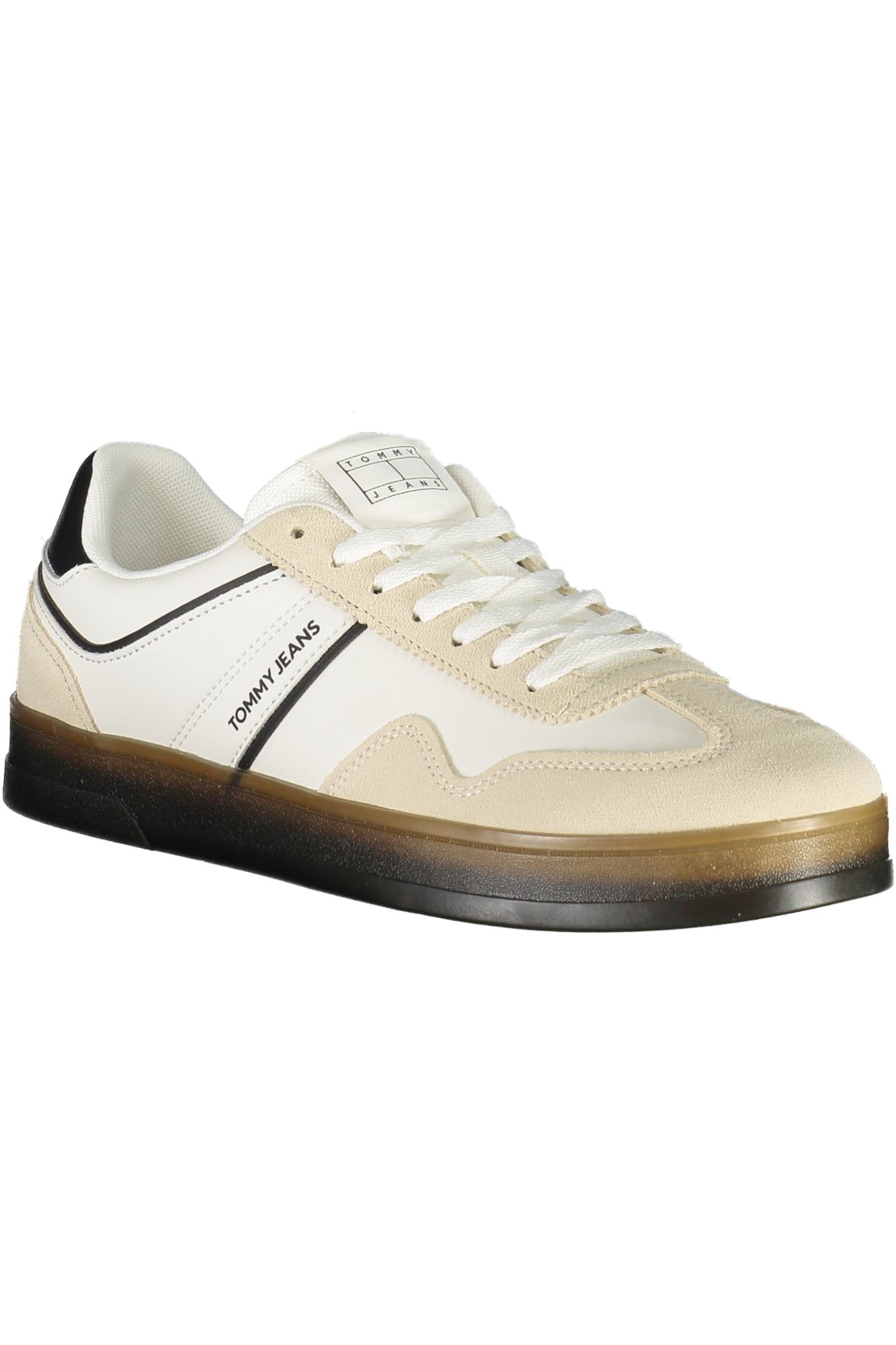 TOMMY HILFIGER Herren Sneaker – Sportschuh mit Schnürsenkel Weiß